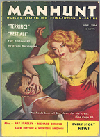 Manhunt 6/1956 Thumbnail